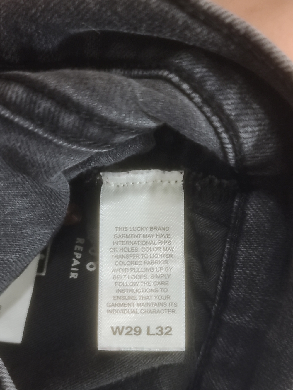 Lucky Brand - Washed Dark Gray/Charcoal - Skinny Jeans - Picture 6 of 6